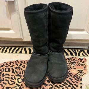 Like new tall black Uggs